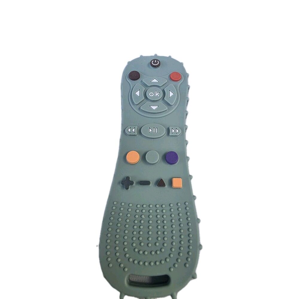 Baby Remote Control Teether Silicone Baby Anti-Eating Gloves Pacifier Bra Green